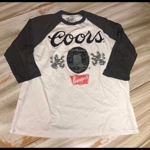 Coors banquet baseball tee